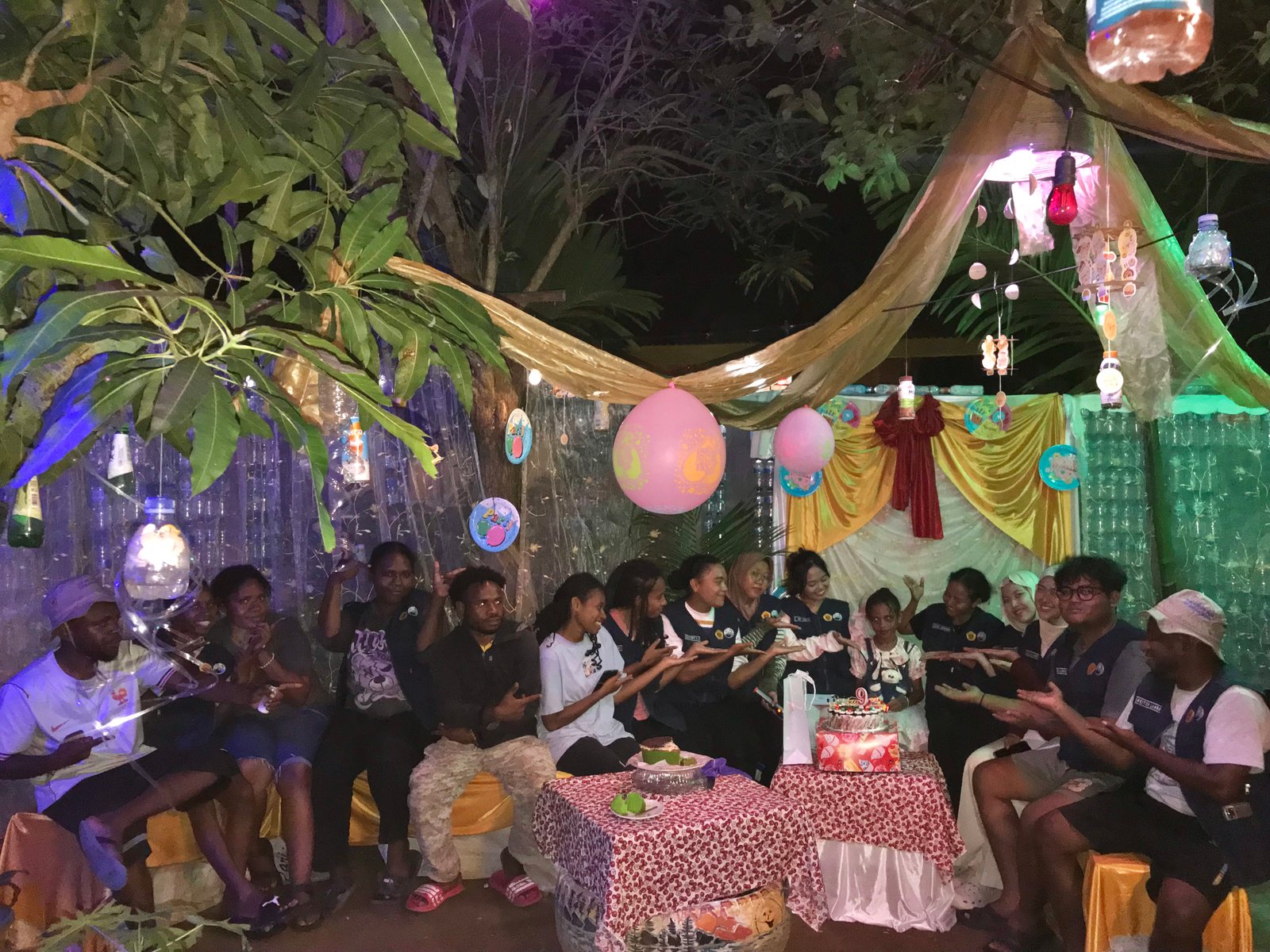 Menghadiri Ulang Tahun Anak Kampung Pasir Hitam